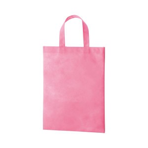 (まとめ) TANOSEE 不織布バッグ A4 マチ無 ヨコ270×タテ350mm ピンク 1パック（10枚） 【×10セット】 送料無料