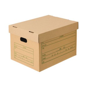 （まとめ）TANOSEE 文書保存箱（フタ式）A4用 1パック（6個）【×5セット】 スムーズな開閉で手軽に収納 便利なフタ付き文書保存ボックス