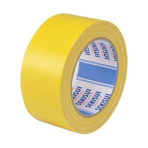 積水化学 布テープ No.600Vカラー 50mm×25m 黄 N60YV03 1セット(30巻) 柔軟で切れ味抜群の布テープ 黄色の積水化学 No.600Vカラー、50mm