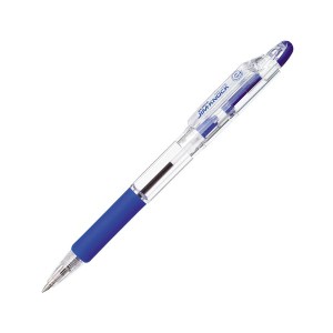 (まとめ) ゼブラ 油性ボールペン ジムノック 0.7mm 青 KRB-100-BL 1本 【×100セット】 青いインクでスムーズな書き心地 ノック式の油性