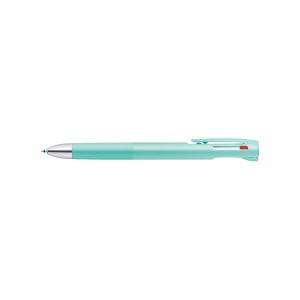 （まとめ） ゼブラ エマルジョンボールペン bLen 3色ボールペン 0.5mm ブルーグリーン 【×10セット】 青 緑 送料無料