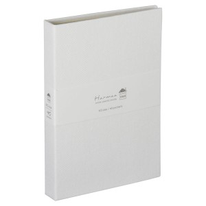 （まとめ） ハルマー ポケットアルバム A-HRKP-201-W ホワイト【×5セット】 白 シンプルで素朴な白いポケットアルバム 愛されるアイテム