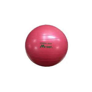 ストレッチボール45cm ピンク ピンクのストレッチボール、45cmの柔軟性で心地よいストレッチを