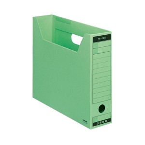 （まとめ）コクヨファイルボックス-FS(Bタイプ) A4ヨコ 背幅75mm 緑 A4-SFBN-G 1セット(5冊) 【×3セット】 送料無料