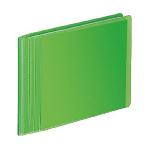 コクヨ フォトアルバム（ノビータ）1段 E・Lサイズ 80枚収容 ライトグリーン ラ-NA80Lg 1セット（10冊） 緑 送料無料