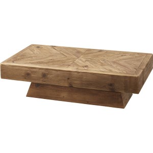 ローテーブル 低い ロータイプ センターテーブル リビングテーブル リビング用 応接テーブル 机 約幅125cm ブラウン 木製 パイン古材 完