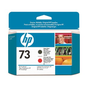 (まとめ) HP73 プリントヘッド マットブラック／クロムレッド CD949A 1個 【×10セット】 黒 赤 送料無料