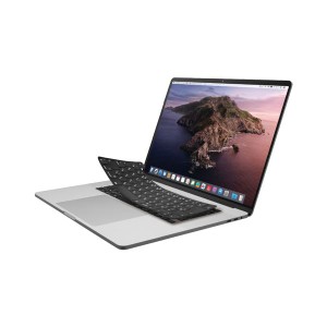 キーボードカバー/シリコン/MacBook Pro/16inch/ブラック PKS-MBP16BK 黒 至福のタッチ体験を約束する、柔らかなシリコン素材の魅力 MacB