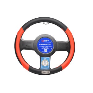 SPARCO-CORSA ステアリングカバー Sサイズ レッド×ブラック SPC パソコン 1113RSJ_S 黒 赤 送料無料