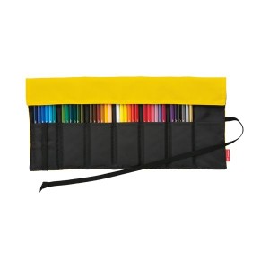 （まとめ）トンボ鉛筆 ロールケース入色鉛筆36色NQ CR-NQ36C【×10セット】 鮮やかな36色が詰まった、トンボ鉛筆のロールケース入りカラ
