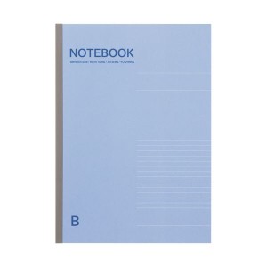 （まとめ）TANOSEE ノートブック セミB5 B罫6mm 40枚 ブルー 1冊 【×50セット】 青 送料無料