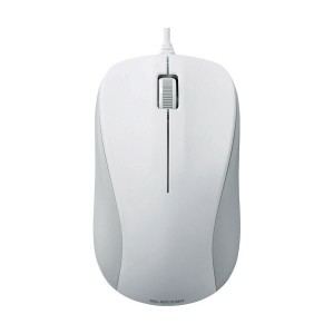 USB光学式マウス 3ボタンRoHS指令準拠 Mサイズ ホワイト M-K6URWH/RS 1セット(10個) 白 送料無料
