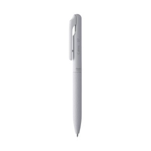 (まとめ) ぺんてる 単色ボールペン Calme 0.7mm インク色黒/グレイッシュホワイト軸 BXA107W-A 【×50セット】 白 送料無料