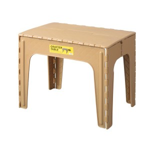 折りたたみテーブル ローテーブル 低い ロータイプ センターテーブル 幅65cm スクエア ベージュ 持ち運び便利 作業机 クラフターテーブル