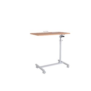 ミニテーブル サイドテーブル エンドテーブル コーナーテーブル 小型 脇台 机 約幅60cm ナチュラル キャスター 高さ調節 角度調整機能 マ