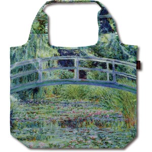 名画 クーラーエコバッグ 〜ミュージアムアートコレクション〜 モネ 「睡蓮の池と日本の橋」 美の風景を抱くエコバッグ 〜アートの調べに