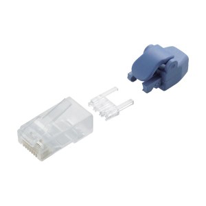 （まとめ） RJ45コネクタ(Cat6単線ヨリ線共通) LD-6RJ45T10/TP 1パック(10個)【×3セット】 断ち切れぬ繋がり、進化したLANコネクタ ネジ