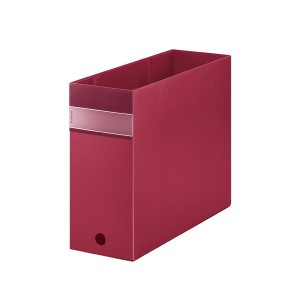 （まとめ）キングジム FV ボックスファイル（透明） FV4903T 赤 【×30セット】 透明なる宝石箱 鮮やかな赤が彩る、キングジムのFVボック