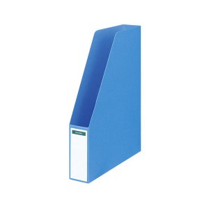 コクヨ ファイルボックス A4タテ背幅53mm 青 フ-M450NB 1セット（10冊） 整理・分類に最適 便利な仕切板付き A4サイズにぴったり 背幅53m