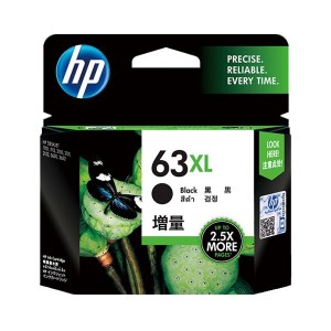 HP 【純正】 インク HP63XL F6U64AA ブラック 増量 黒 増量ブラックインク HP63XL F6U64AA - 長持ちする黒インクで、印刷のパフォーマン