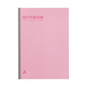 TANOSEE ノートブック セミB5 A罫7mm 40枚 ピンク 1セット（150冊） 書くのが楽しくなる 魅力溢れるオリジナルノート ピンク色が可愛いセ