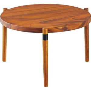 ローテーブル 机 低い ロータイプ センターテーブル センターテーブル 幅68.5cm L 円形 (丸型 ラウンド) 木製 ラウンドテーブル リビング