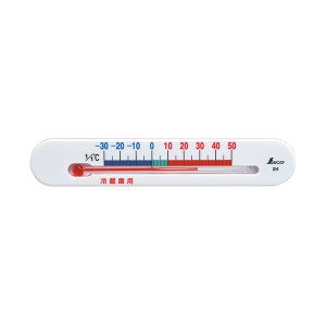 （まとめ）シンワ測定 冷蔵庫用温度計 マグネット付 72532 1個 【×30セット】 一目でわかる 最適な温度を色分けで表示する冷蔵庫用温度