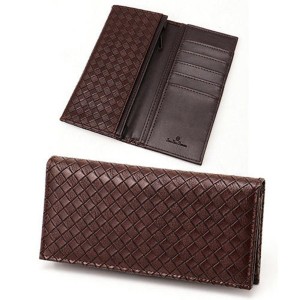 メッシュ長財布 表チョコ×内チョコ チョコレート柄のメッシュ長財布で、外側は甘く、内側は濃厚な味わい 贅沢なチョコレートのような魅