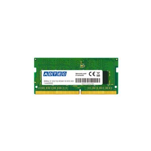 アドテック DDR4 2400MHzPC パソコン 4-2400 260Pin SO-DIMM 8GB 省電力 ADS2400N-H8G 1枚 送料無料