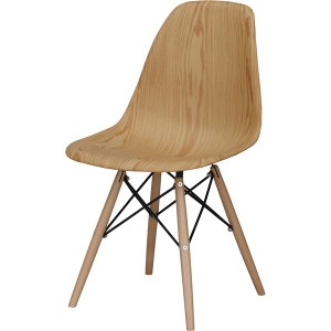 パーソナルチェア (イス 椅子) リビングチェア リビング用 応接チェア イス 椅子 約幅46cm ナチュラル 木製 金属 スチール 組立品 リビン