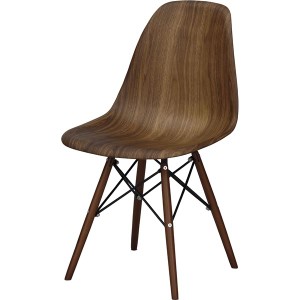パーソナルチェア (イス 椅子) リビングチェア リビング用 応接チェア イス 椅子 約幅46cm ブラウン 木製 金属 スチール 組立品 リビング