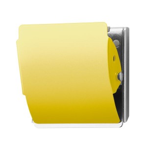 プラス マグネットクリップ CP-047MCR L 黄 10個 黄色いマグネットクリップでデスクを明るく彩り、書類をしっかり固定 仕事効率をアップ