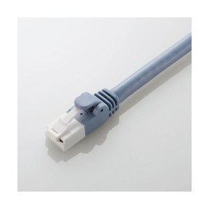 （まとめ）ツメ折れ防止LANケーブル 配線 (Cat6A対応) ブルー 10.0m LD-GPAT/BU100 1本【×3セット】 青 送料無料