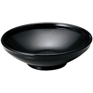 6.5寸 ふる里鉢/和食器 【黒ゆず天目 A】 直径195mm×58mm 日本製 国産 〔和食 レストラン 店舗 お店〕