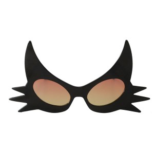 （まとめ）ELOPE BK Cat BK／YW（ブラックキャットサングラス）【×2点セット】 黒 黒猫の瞳が輝く、魅惑のサングラス ブラックキャット