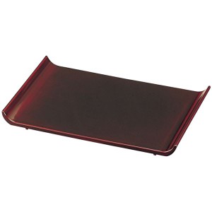 平安盛皿/和食器 【漆調溜 M】 228×153×30mm 日本製 国産 〔和食 レストラン 居酒屋 店舗 お店〕