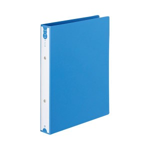(まとめ) TANOSEE リングファイル（PP表紙） A4タテ 2穴 260枚収容 背幅42mm ブルー 1冊 【×30セット】 青 送料無料