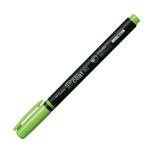 (まとめ) トンボ鉛筆 蛍コート80 きみどりWA-SC92 1本 【×100セット】 線を引くのに便利 ペン先が丈夫で定規を汚さず、さらに詰替えタイ