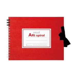（まとめ）マルマン スケッチブックアートスパイラル F0 レッド 24枚 S310-01 1冊【×20セット】 赤 送料無料