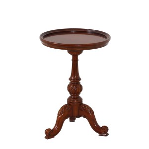 ヴァーサ ラウンドテーブル 机 ブラウン 【完成品】 茶 ブラウンカラーのヴァーサ ラウンドテーブルが、あなたのお部屋を温かく演出 完成