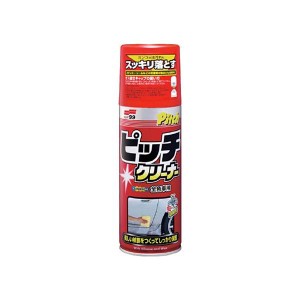 (まとめ) ソフト99 ニューピッチクリーナー 02026 1本 【×5セット】 頑固な油汚れや固着した昆虫の遺体に、スプレーするだけで驚くほど