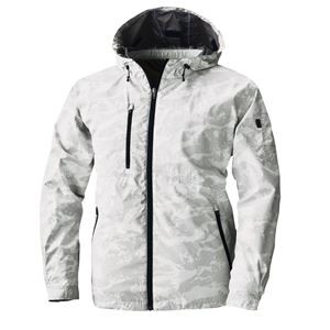 鳳皇 V8305 フードジャケット カモフラホワイト 服のみ サイズLL 白 究極の迷彩ホワイトフードジャケット LLサイズ です 白 送料無料