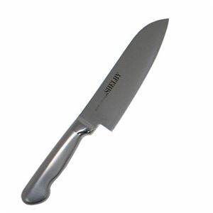 〔48個セット〕 三徳包丁 刃渡り 16.5cm ステンレス 食洗機対応 シェルビー 調理器具 料理道具 キッチン 台所 店舗 送料無料