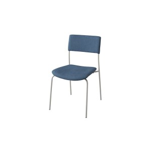 パーソナルチェア (イス 椅子) リビングチェア リビング用 応接チェア イス 椅子 幅48.5cm 2脚セット 金属 スチール ポリエステル リビン