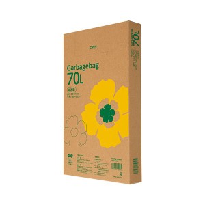 （まとめ）TANOSEE ゴミ袋エコノミー 半透明 70L BOXタイプ 1箱（110枚）【×5セット】  送料無料