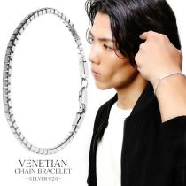 ベネチアンチェーン 幅2.8mm シルバーブレスレット 17cm 18cm 19cm メンズ レディース さりげない きれいめ シンプル ブレスレットの通販ページへ