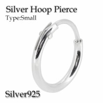 フープピアス メンズ フープ シルバーピアス 1P 片耳用/シルバー925 メンズ レディース リング ピアス 片耳の通販ページへ