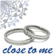刻印無料 close to me クロススリット ステンレス ペアリング 7~21号 ペア リング お揃い 指輪 ペアアクセサリー サージカルステンレス