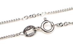 �V���o�[925 �약�`�F�[�� 45cm�`�F�[�� �l�b�N���X _KZ154