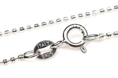 �V���o�[925 �{�[���J�b�g�`�F�[�� 45cm�`�F�[�� �l�b�N���X _KZ155